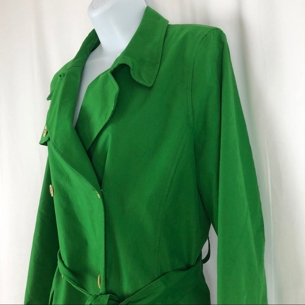 Charter Club Cotton blend trench coat pockets MP - Picture 6 of 15